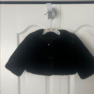 Infant Janie & Jack Faux Fur Jacket